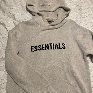 ESSENTIALS Knit Hoodie L